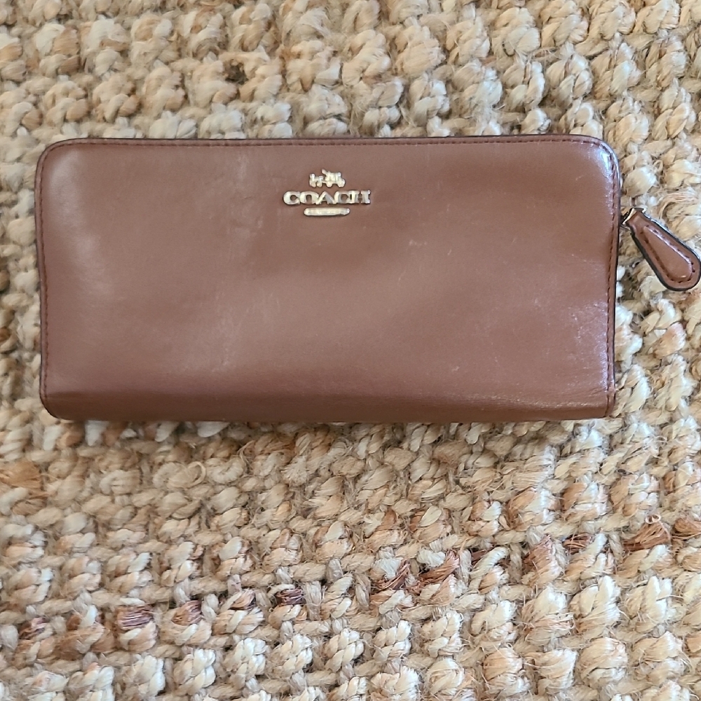 Coach Brown Leather Wallet